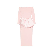[Solace London] Long sleeve dress SS26 OS47050CAMELLIAPINK