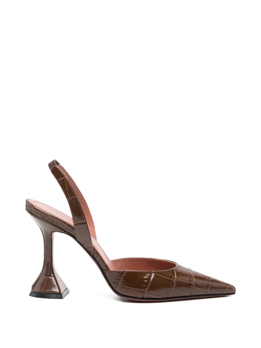 [Amina Muaddi] Pumps SS26 16S366045HOLBROWN