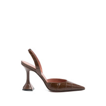 [Amina Muaddi] Pumps SS26 16S366045HOLBROWN