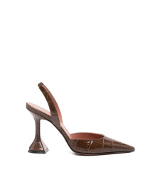 [Amina Muaddi] Pumps SS26 16S366045HOLBROWN