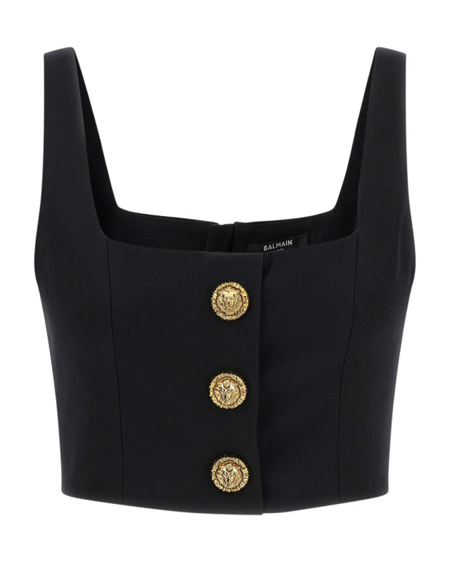 [Balmain] T-shirts Sleeveless SS26 GF1AB520WC090PA