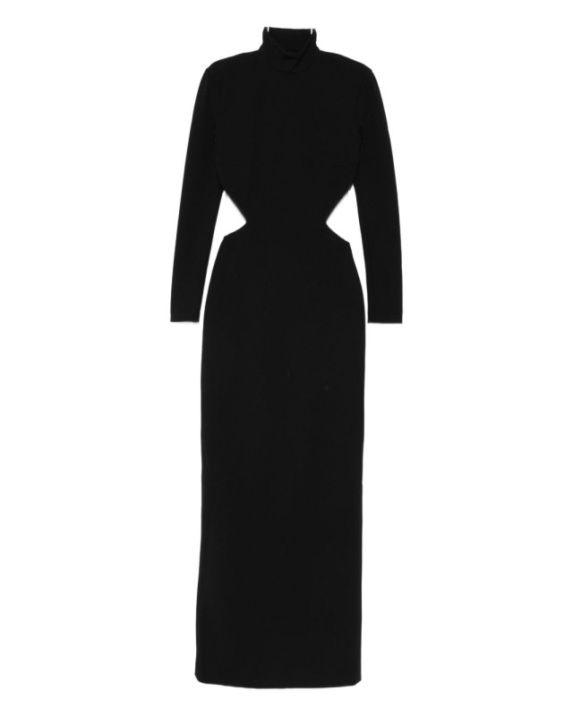 [Solace London] Long sleeve dress SS26 OS46036BLACK