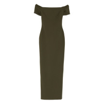 [Solace London] Sleeveless dress SS26 OS46026DARKOLIVE