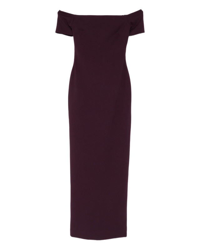 [Solace London] Sleeveless dress SS26 OS46026PLUM