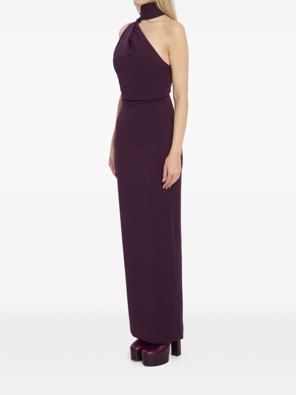 [Solace London] Sleeveless dress SS26 OS38011PLUM