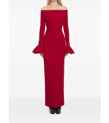 [Solace London] Long sleeve dress SS26 OS46053RED
