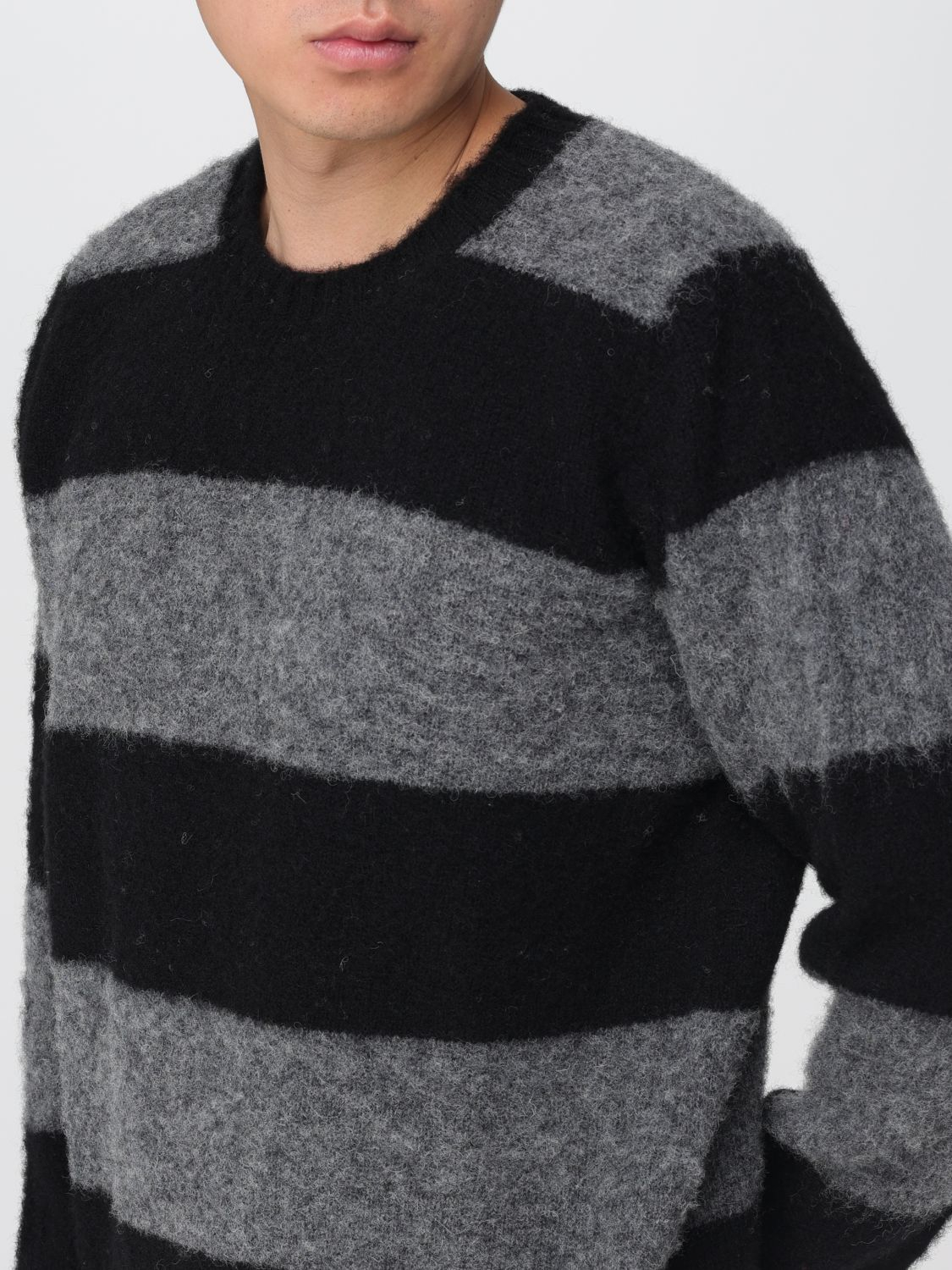 [Howlin] Knitwear FW25 SHAGGYBEARCH BLACKISH