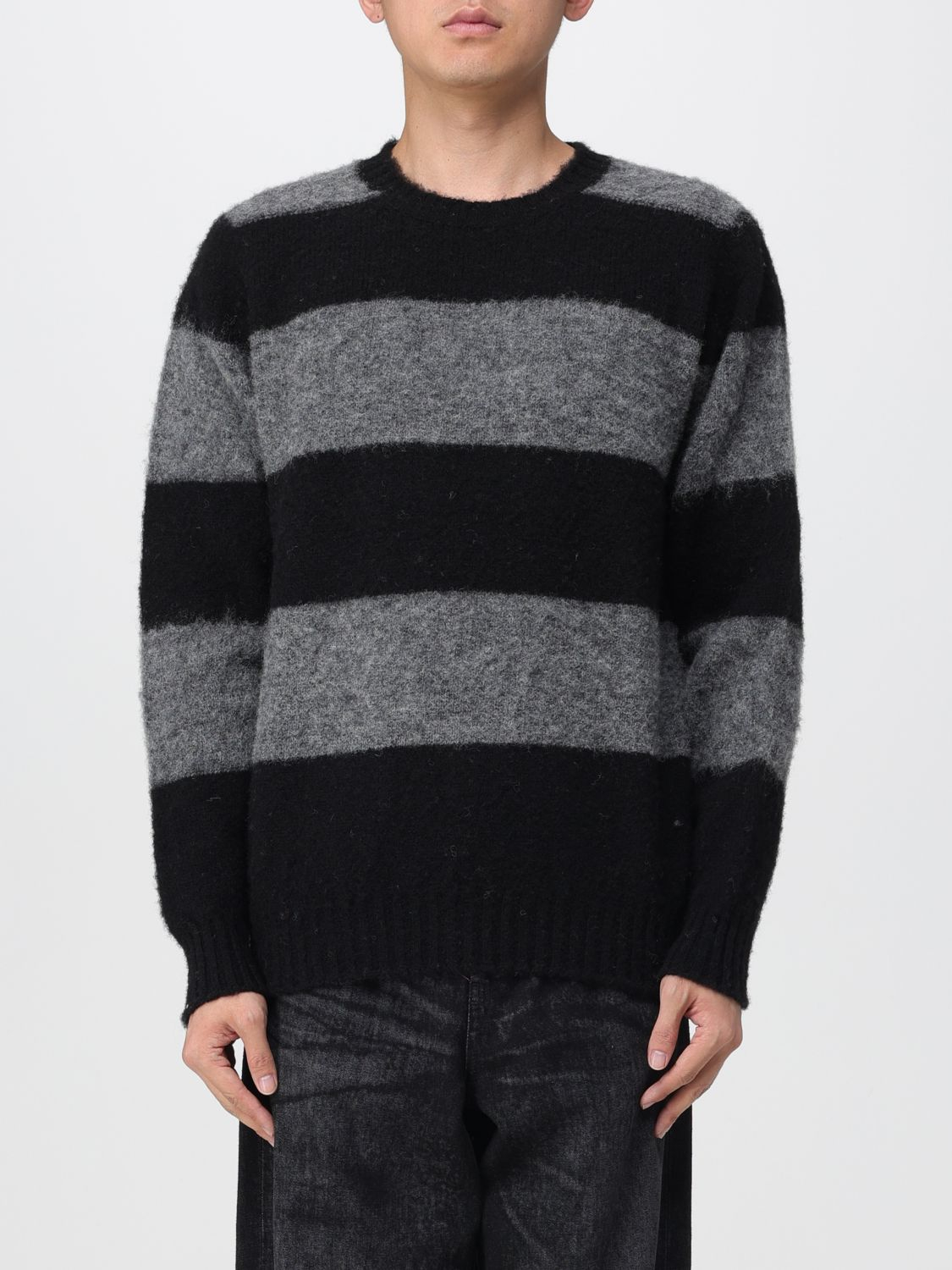 [Howlin] Knitwear FW25 SHAGGYBEARCH BLACKISH
