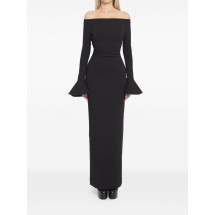 [Solace London] Long sleeve dress SS26 OS46053BLACK