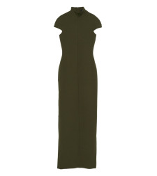 [Solace London] Short sleeve dress SS26 OS46037DARKOLIVE