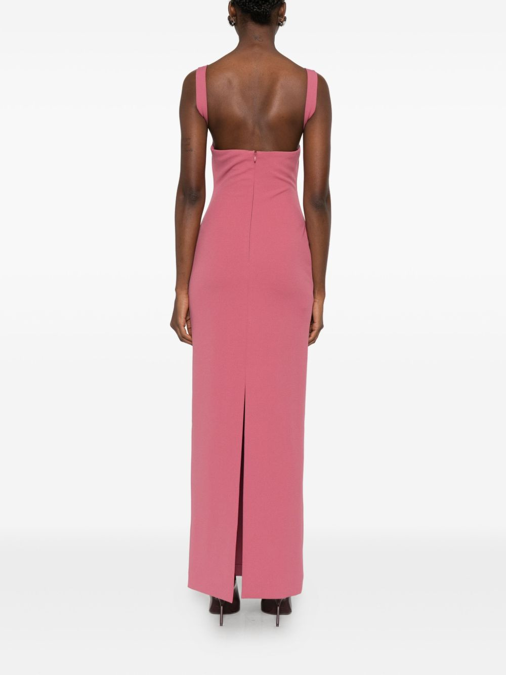 [Solace London] Sleeveless dress SS26 OS31079DARKROSE
