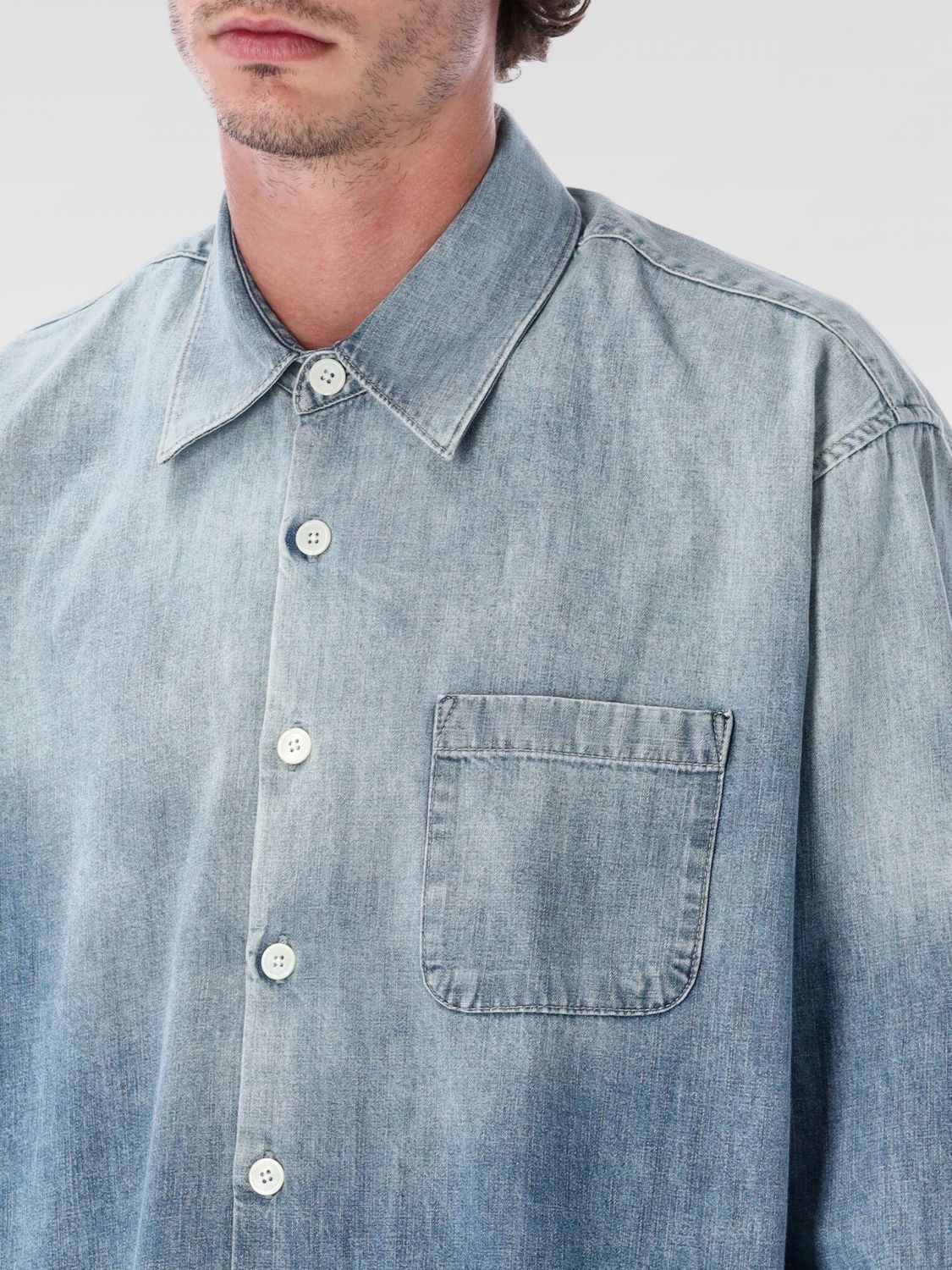 [Our Legacy] Shirts Long Sleeve FW25 M4252AC CRISWASH