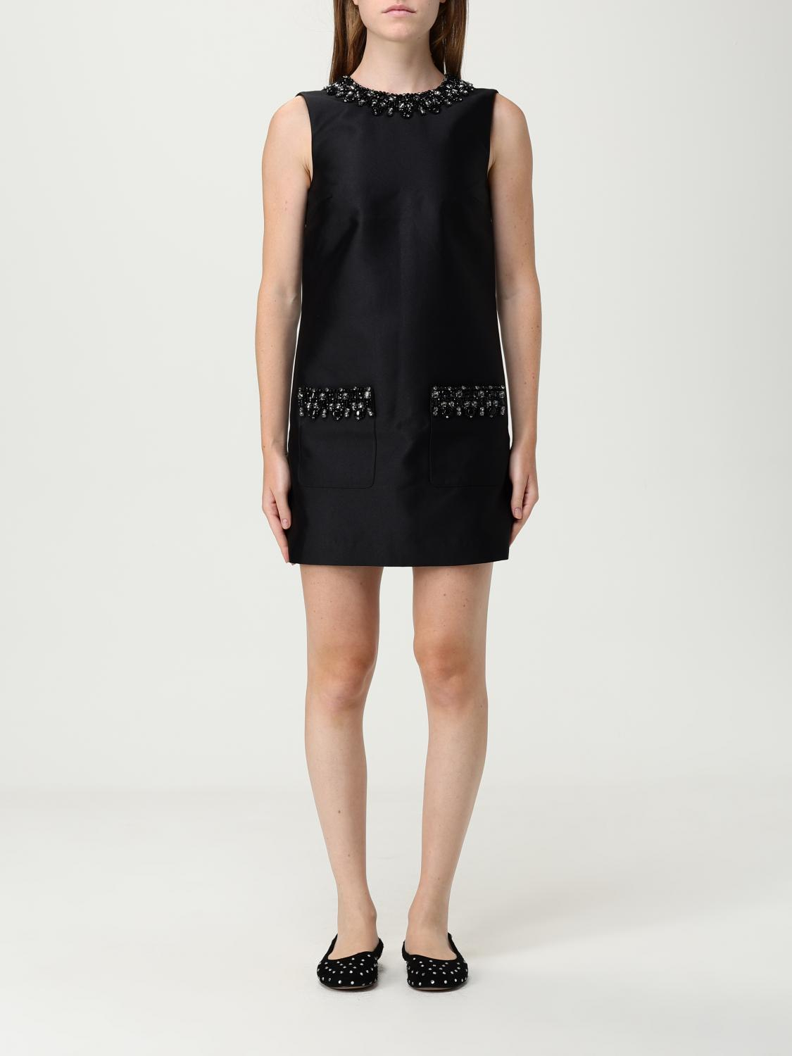 [Self-portrait] Sleeveless dress FW25 AW25061SB BLACK