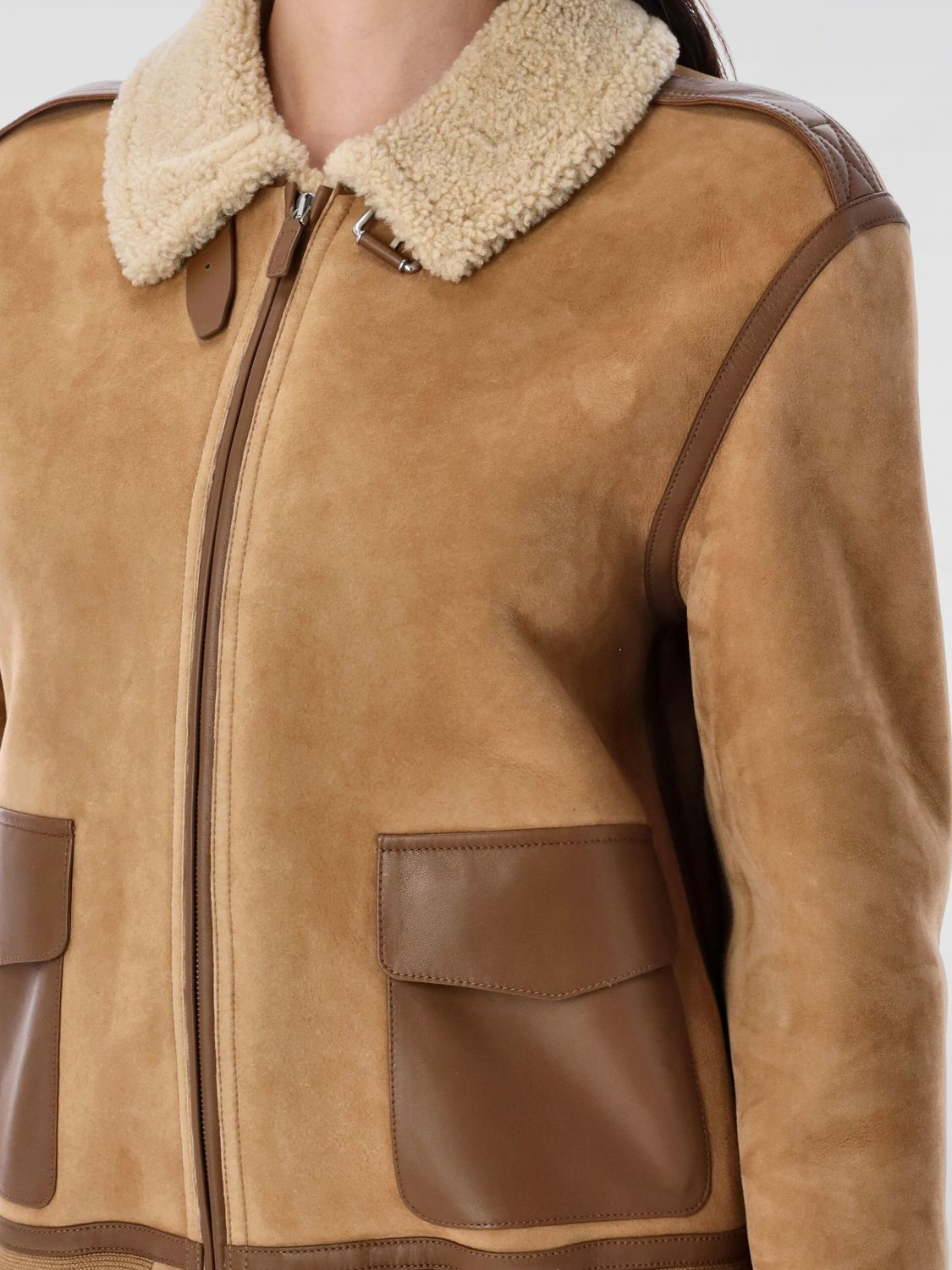 [Polo Ralph Lauren] Leather Jacket FW25 290P01983 001