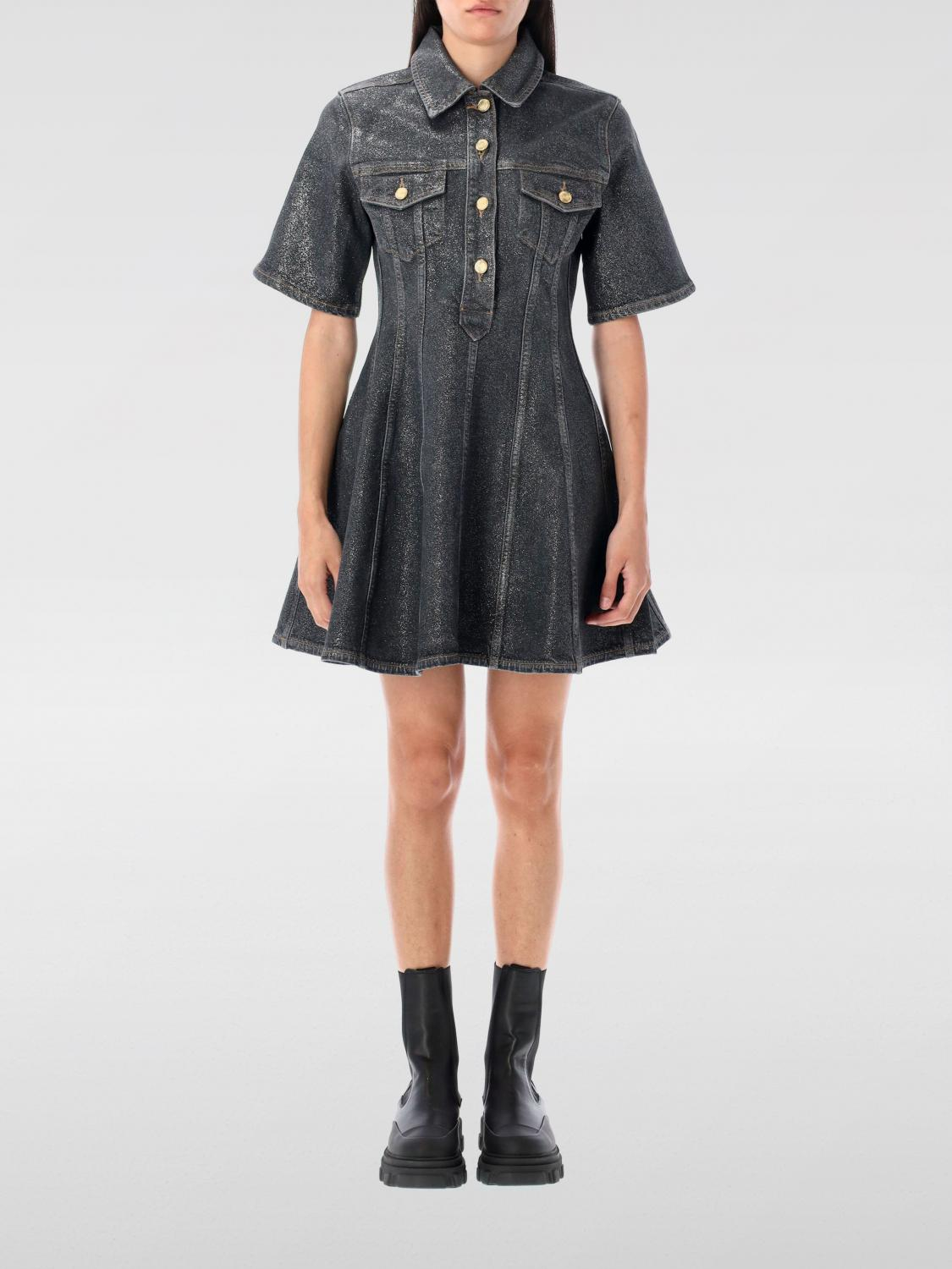 [GANNI] Short sleeve dress FW25 J1802 006