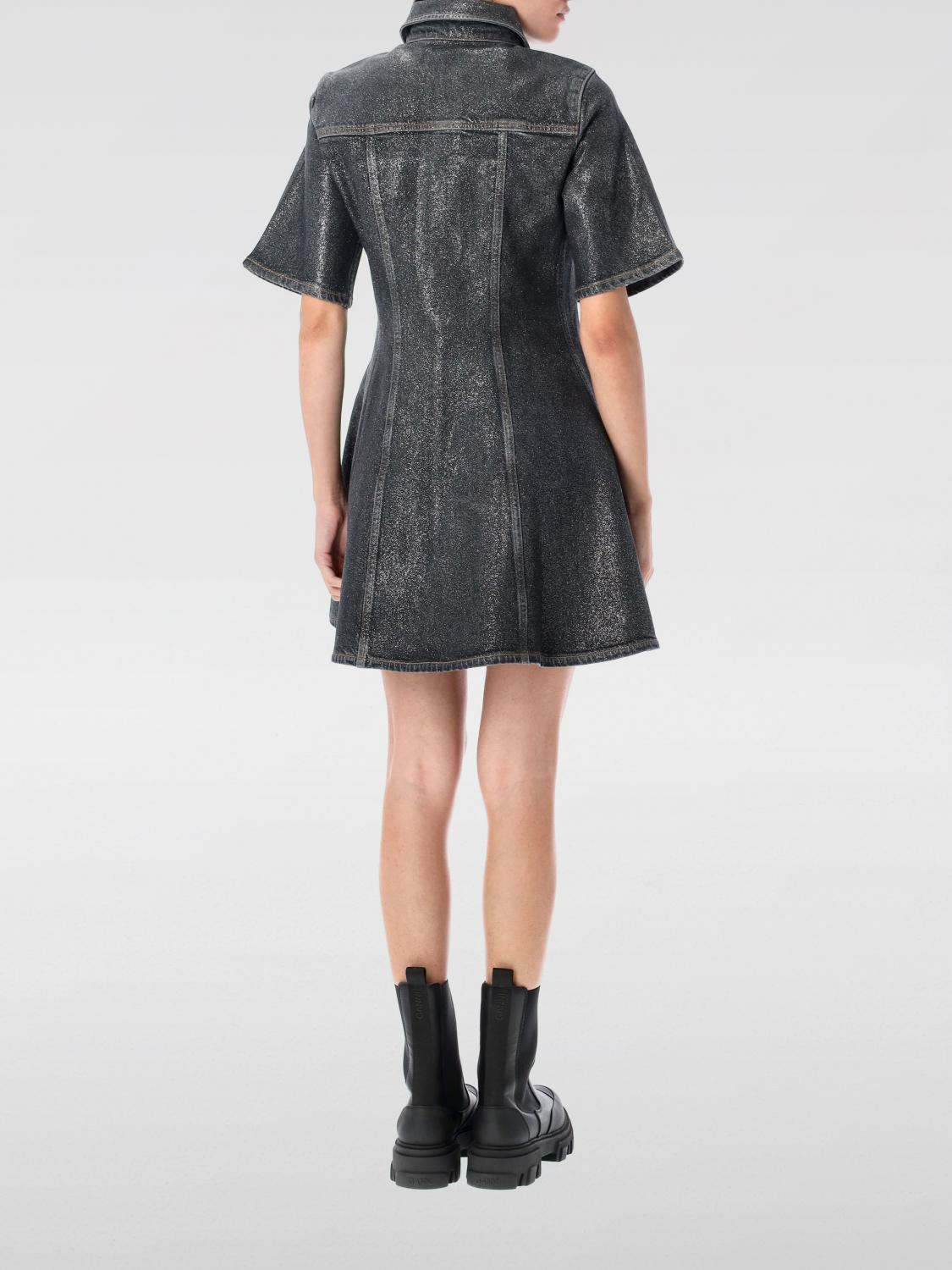 [GANNI] Short sleeve dress FW25 J1802 006