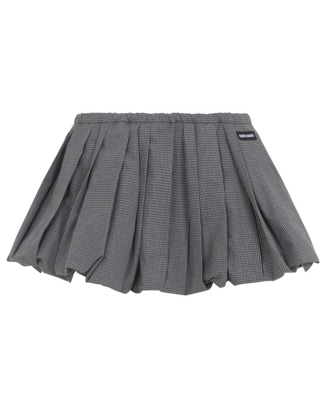 [Miu Miu] Mini skirt FW26 MG2723SOOO.19OS