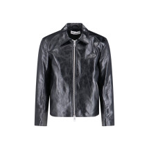 [Our Legacy] Leather Jacket FW26 M4239MTDTOP DYED BLACK LEATHER