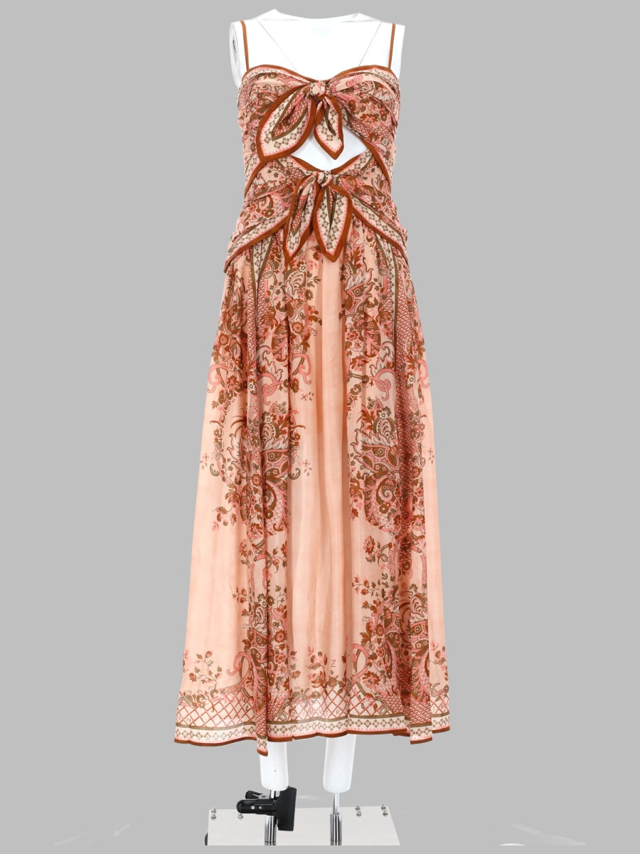 [Zimmermann] Sleeveless dress FW26 8062DSS261_PPSFL