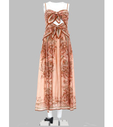[Zimmermann] Sleeveless dress FW26 8062DSS261_PPSFL