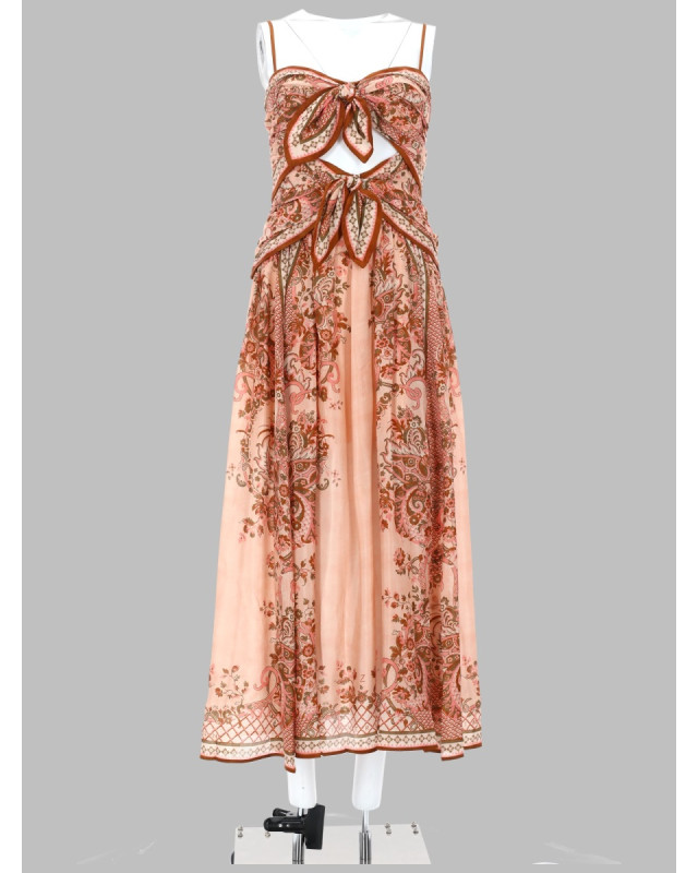 [Zimmermann] Sleeveless dress FW26 8062DSS261_PPSFL