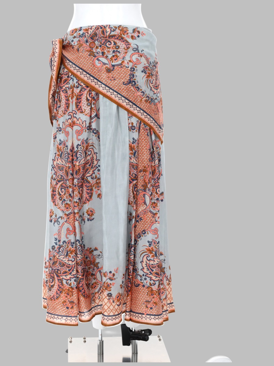 [Zimmermann] Long skirt FW26 8066SSS261_BLUPF