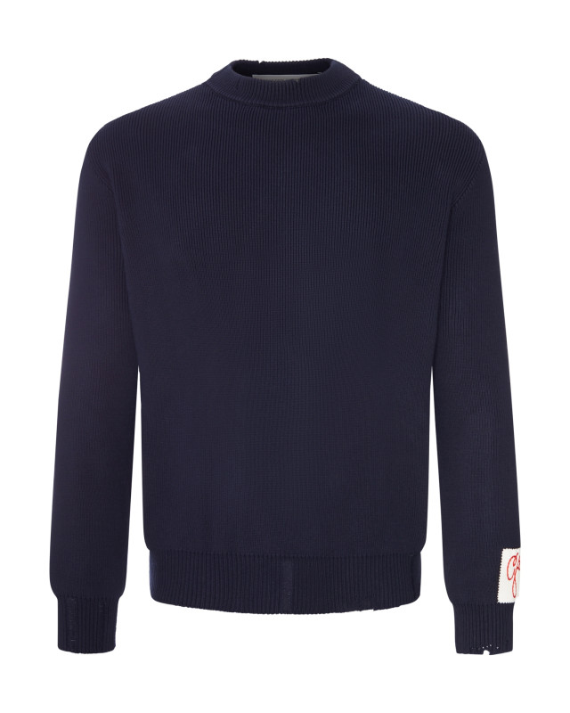 [GOLDEN GOOSE DELUXE BRAND] Knitwear FW26 GMP00839P00066250486 DARK BLUE