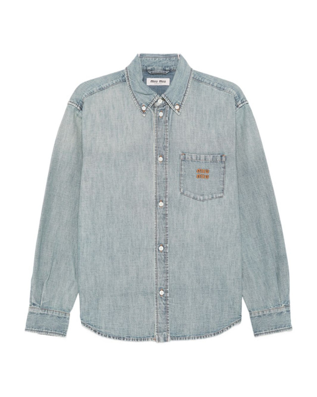 [Miu Miu] Shirts Long Sleeve SS26 GWC13318JIF0076