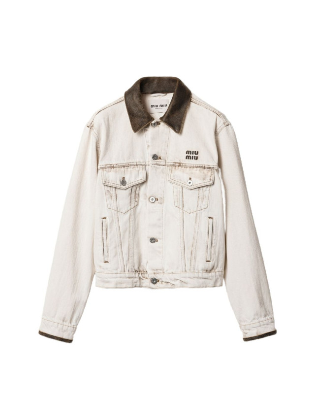 [Miu Miu] Denim Jacket SS26 GWB273183TF0009