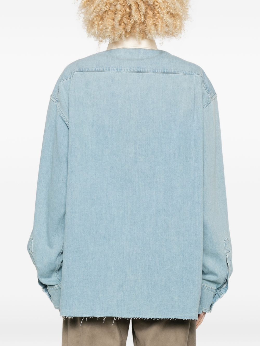 [Miu Miu] Shirts Long Sleeve SS26 GWC1341823F0013