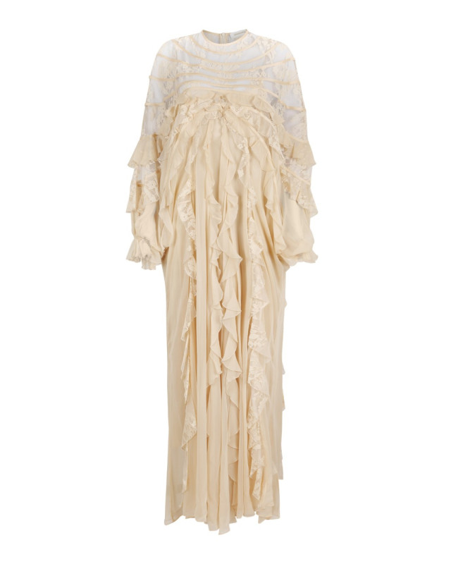 [Zimmermann] Long sleeve dress SS26 7104DC261-CRM