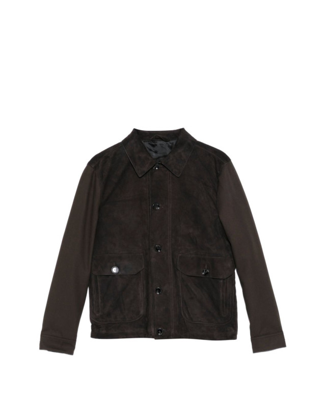 [BRIONI] Leather Jacket SS26 PLCR0LPD7092121