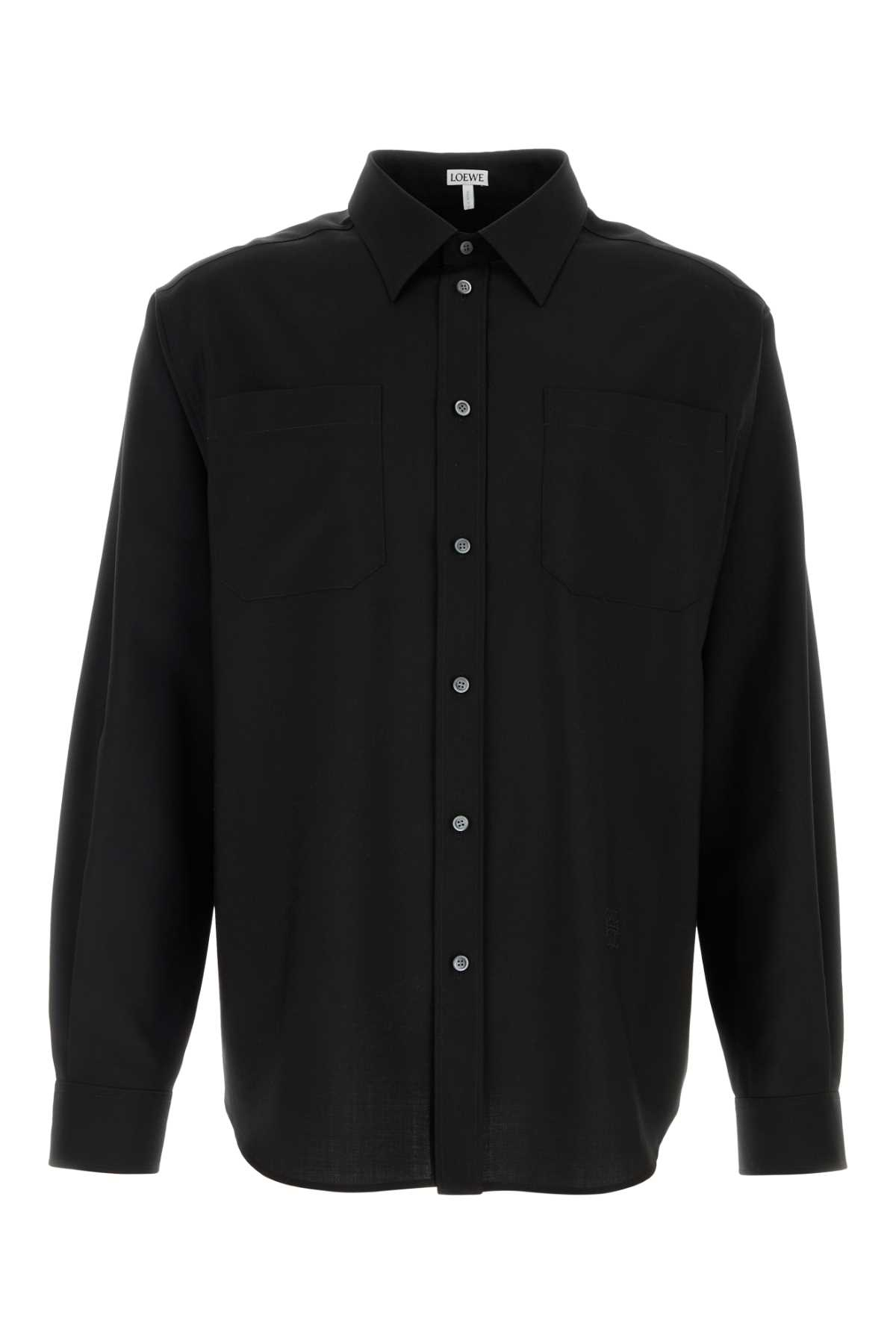 [Loewe] Shirts Long Sleeve SS26 H526Y05WGI BLACK