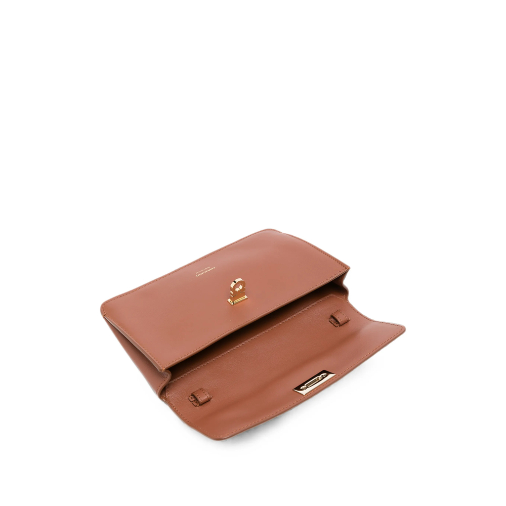 [Ferragamo] Minibag FW26 221165 0795688 COGNA