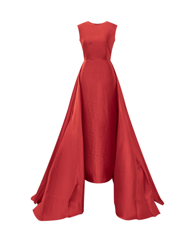 [Solace London] Sleeveless dress FW25 OS44022 RED