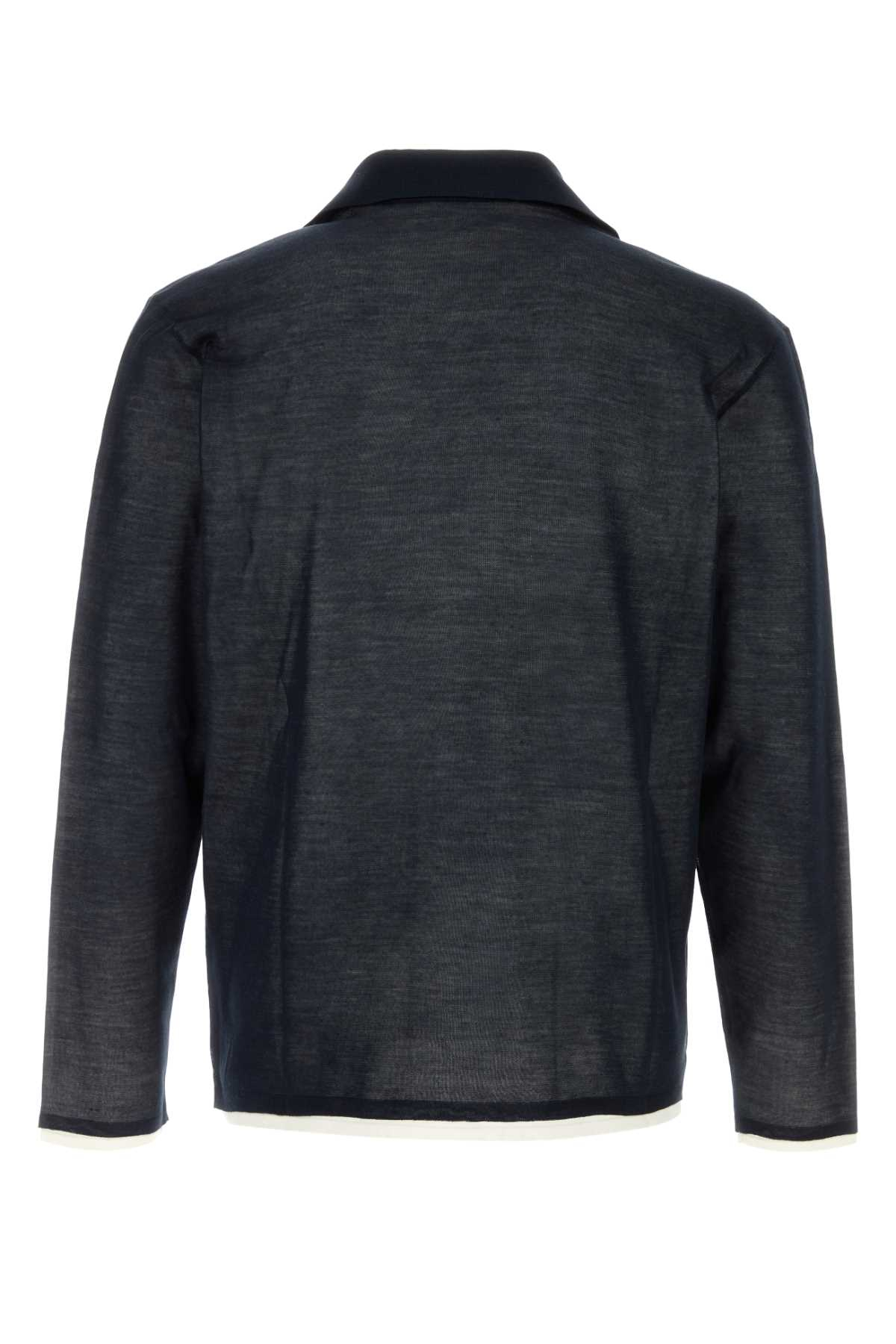 [Salvatore Ferragamo] T-shirts Long Sleeve SS26 145399793168 NAVYWHITE