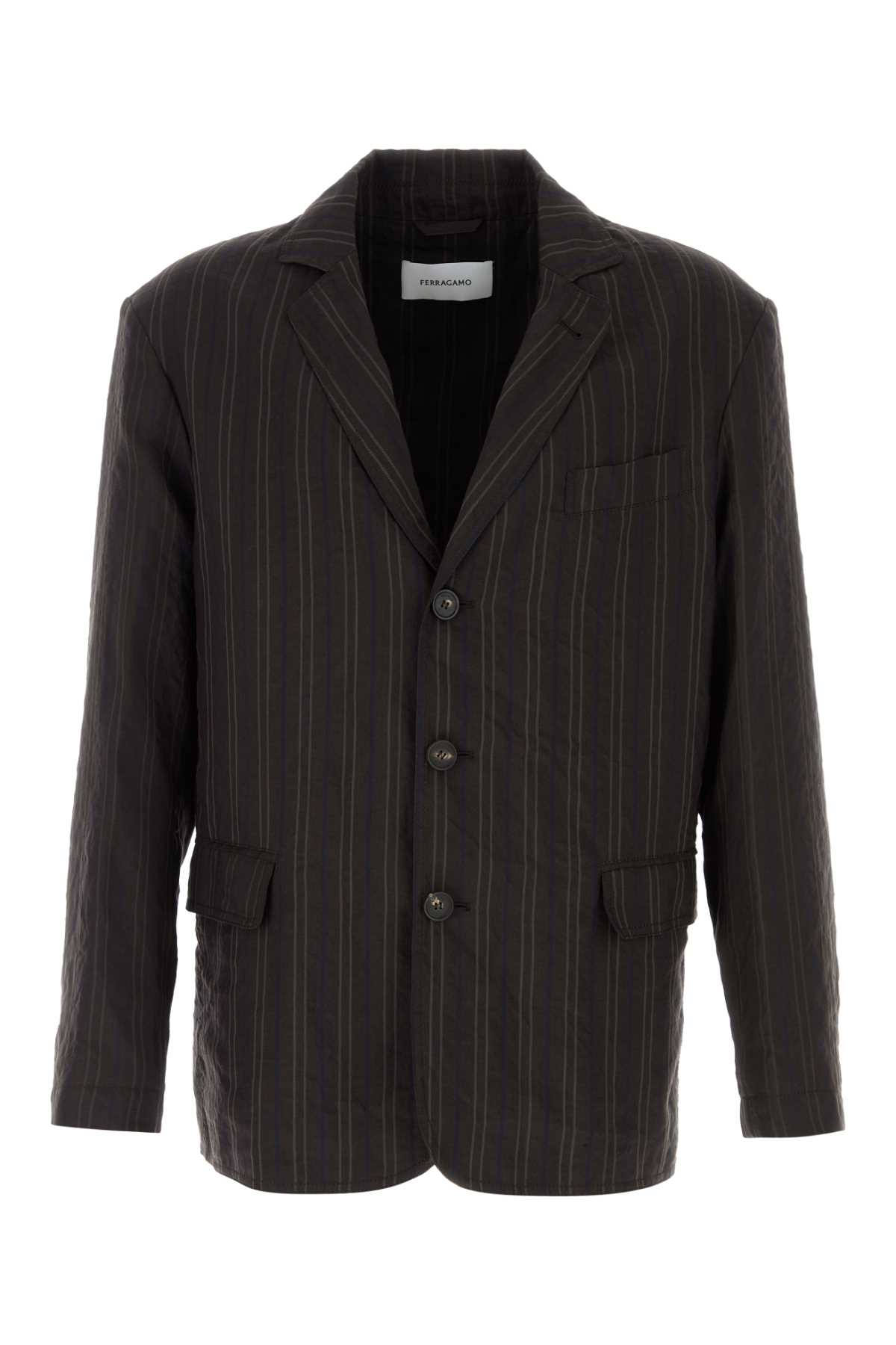 [Salvatore Ferragamo] Blazer SS26 145443793130 EXPRESSONEWNAVY
