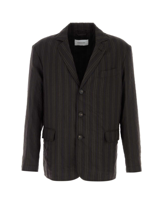 [Salvatore Ferragamo] Blazer SS26 145443793130 EXPRESSONEWNAVY