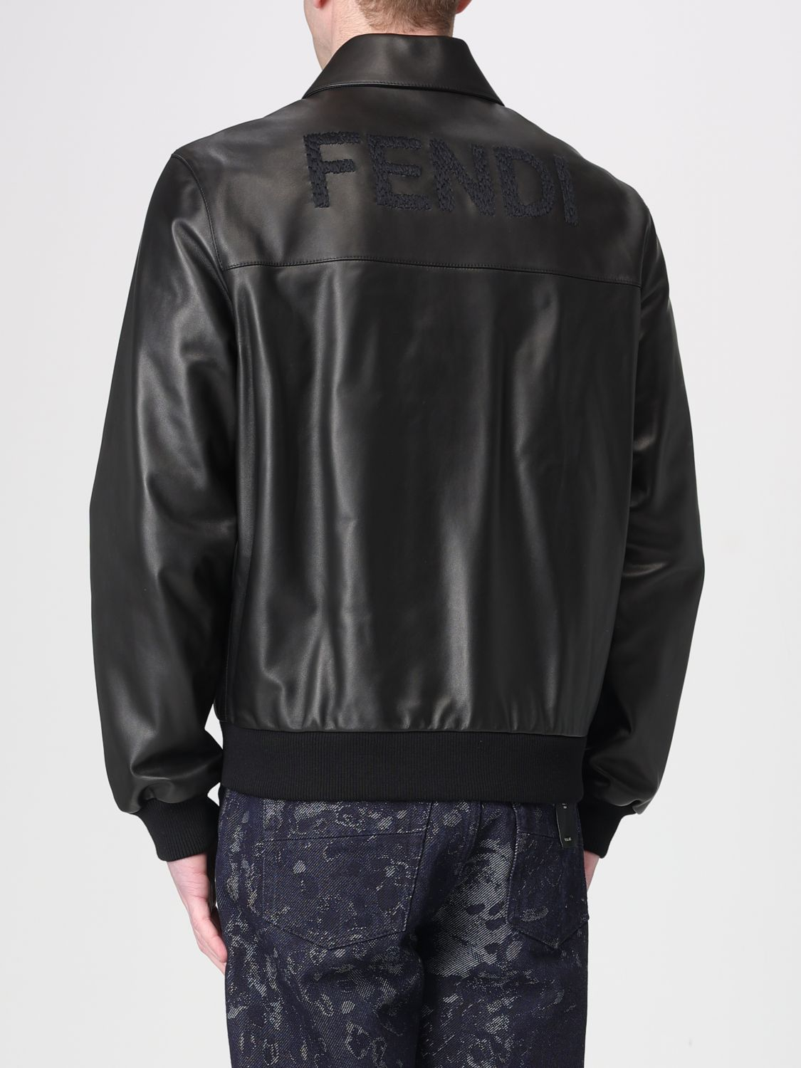 [Fendi] Leather Jacket SS26 FPJ139ATJZ F0GME