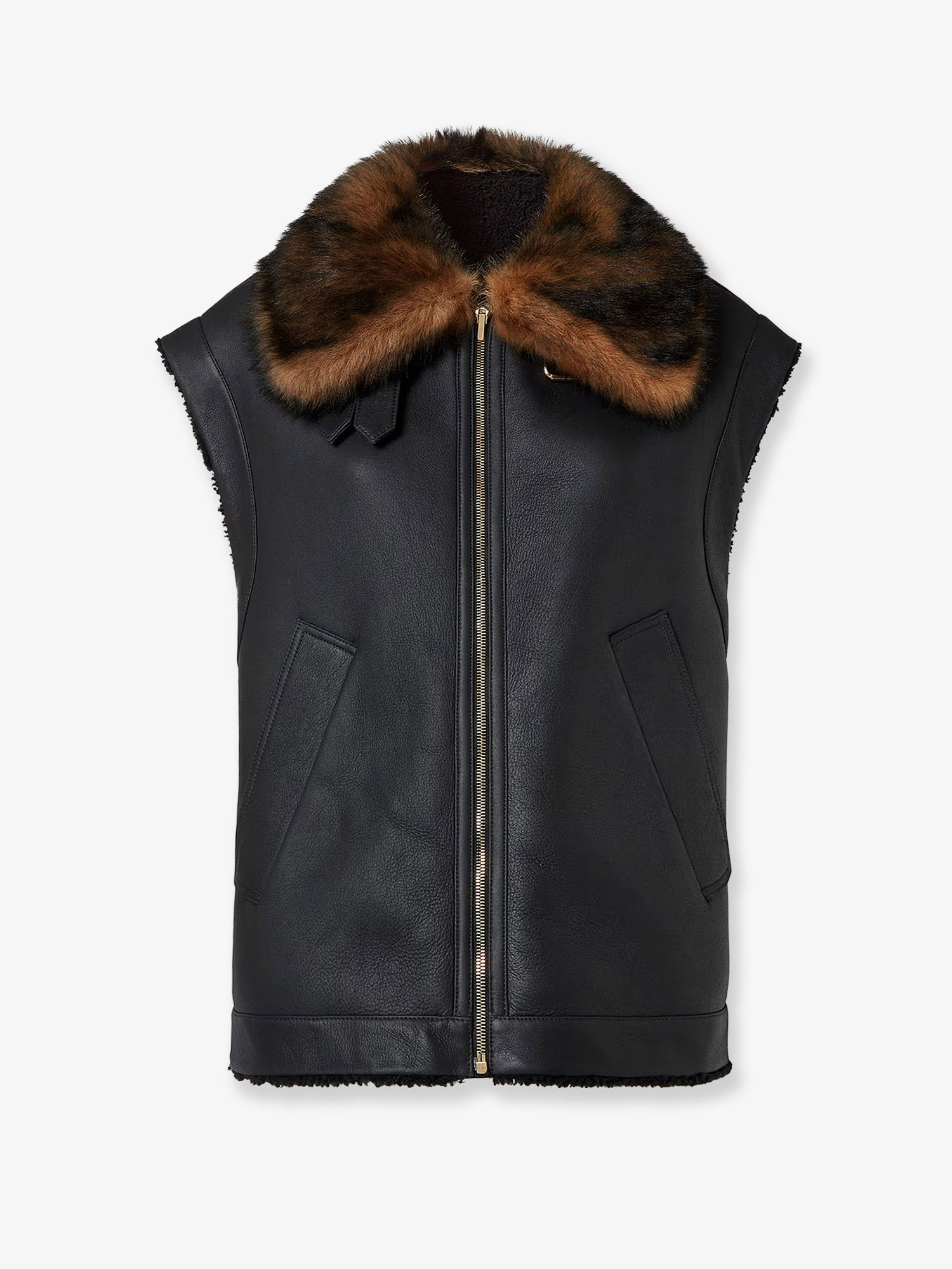[Fendi] Leather Jacket FW25 FM5434AHBDF0GME