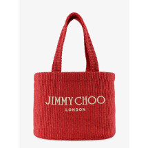 [Jimmy Choo] Tote bag SS26 BEACHTOTEEWMJYNRUBYREDLIGHTGOLD