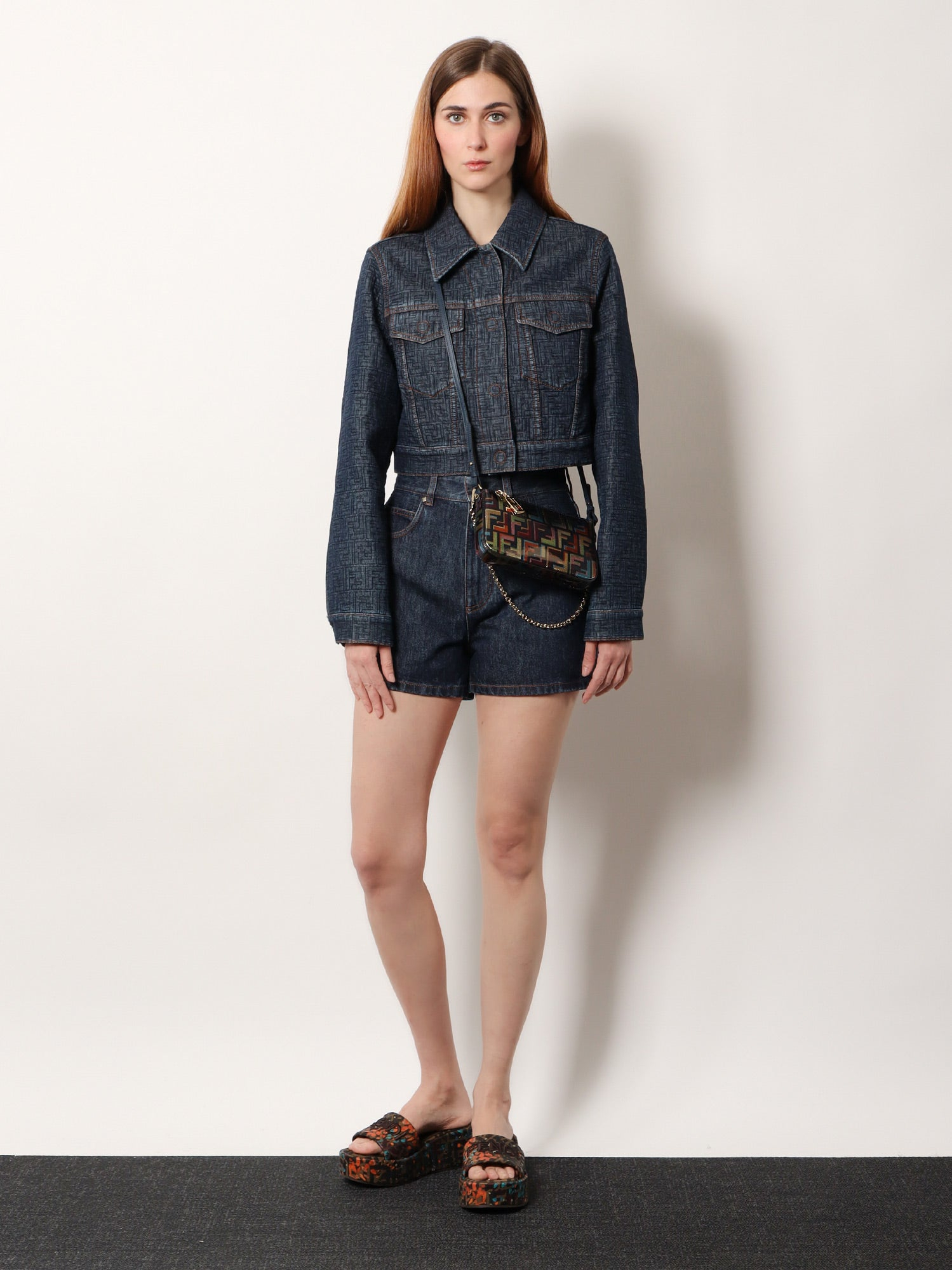 [Fendi] Denim Jacket SS26 FLF834AW82F1UKI