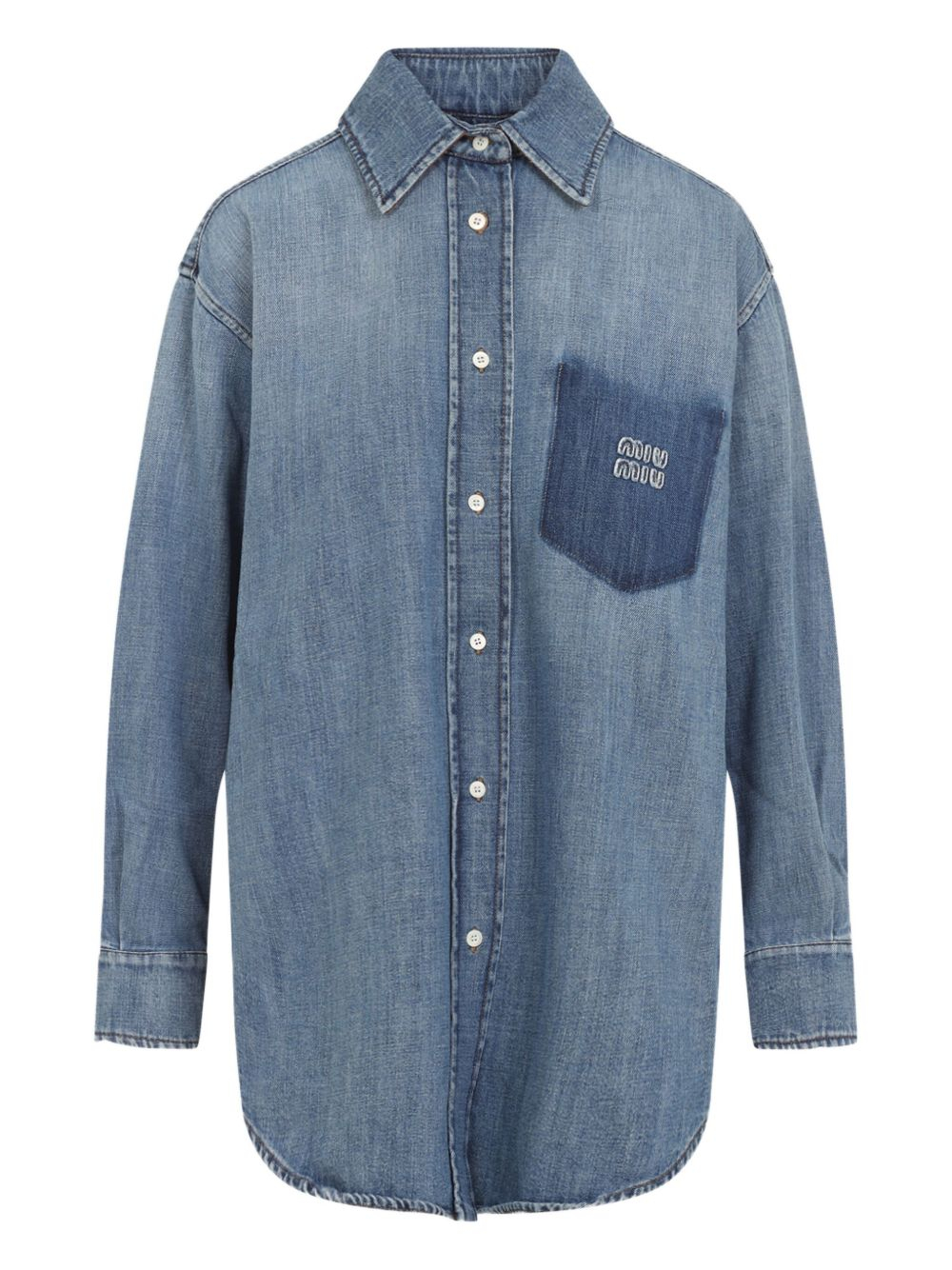 [Miu Miu] Shirts Long Sleeve FW25 GWC12517GGF0076