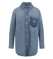 [Miu Miu] Shirts Long Sleeve FW25 GWC12517GGF0076