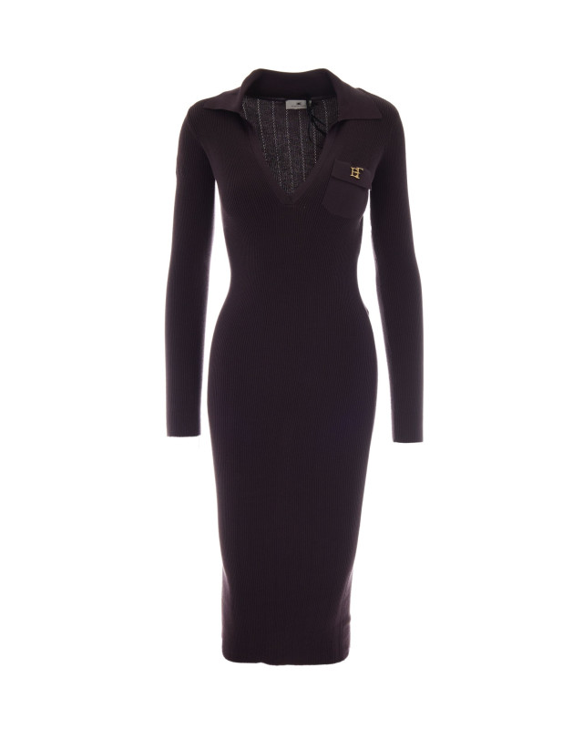 [ELISABETTA FRANCHI] Long sleeve dress FW26 AM08B66E2EV9