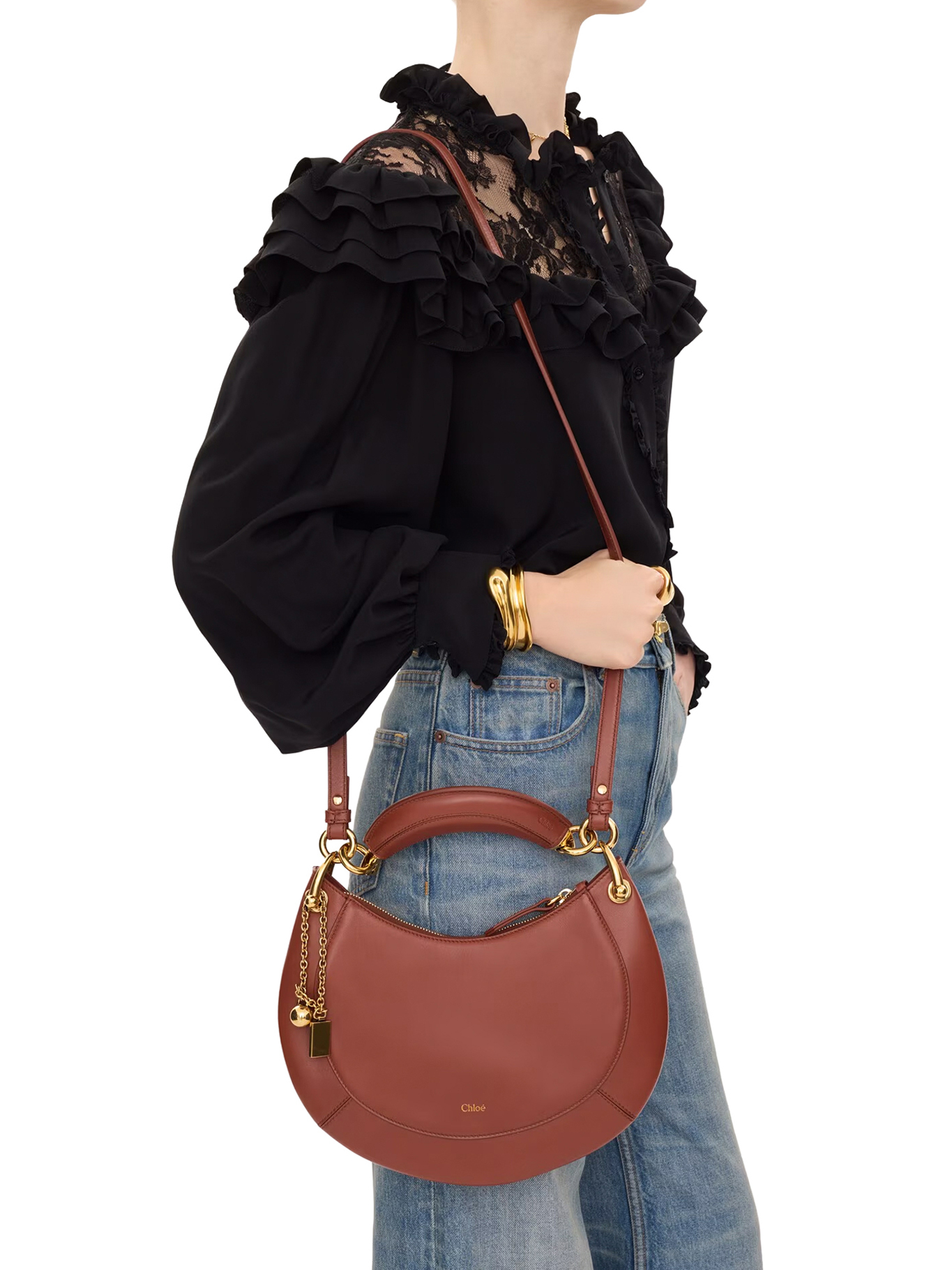 [Chloe] Shoulder bag FW26 CH26AS921S6026P BLUSHY BROWN