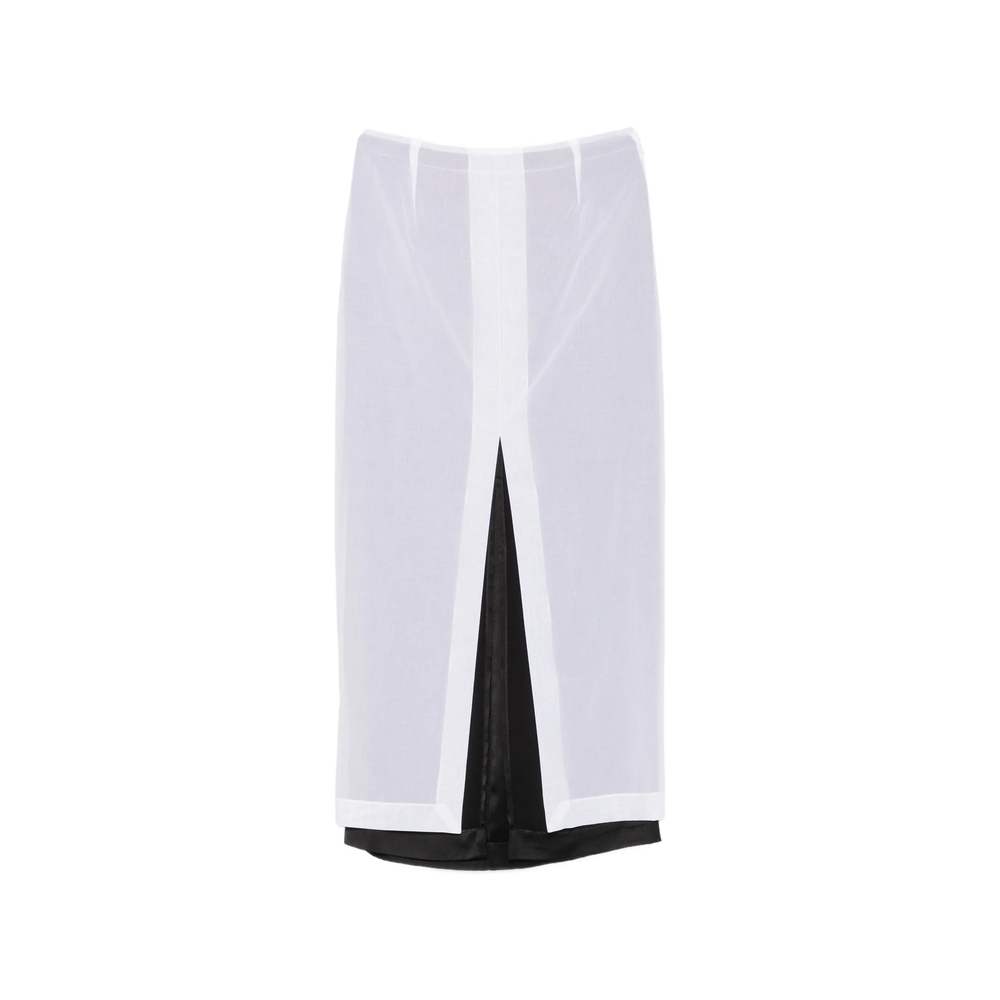 [THE ROW] Long skirt FW26 11040 W5065 WHT