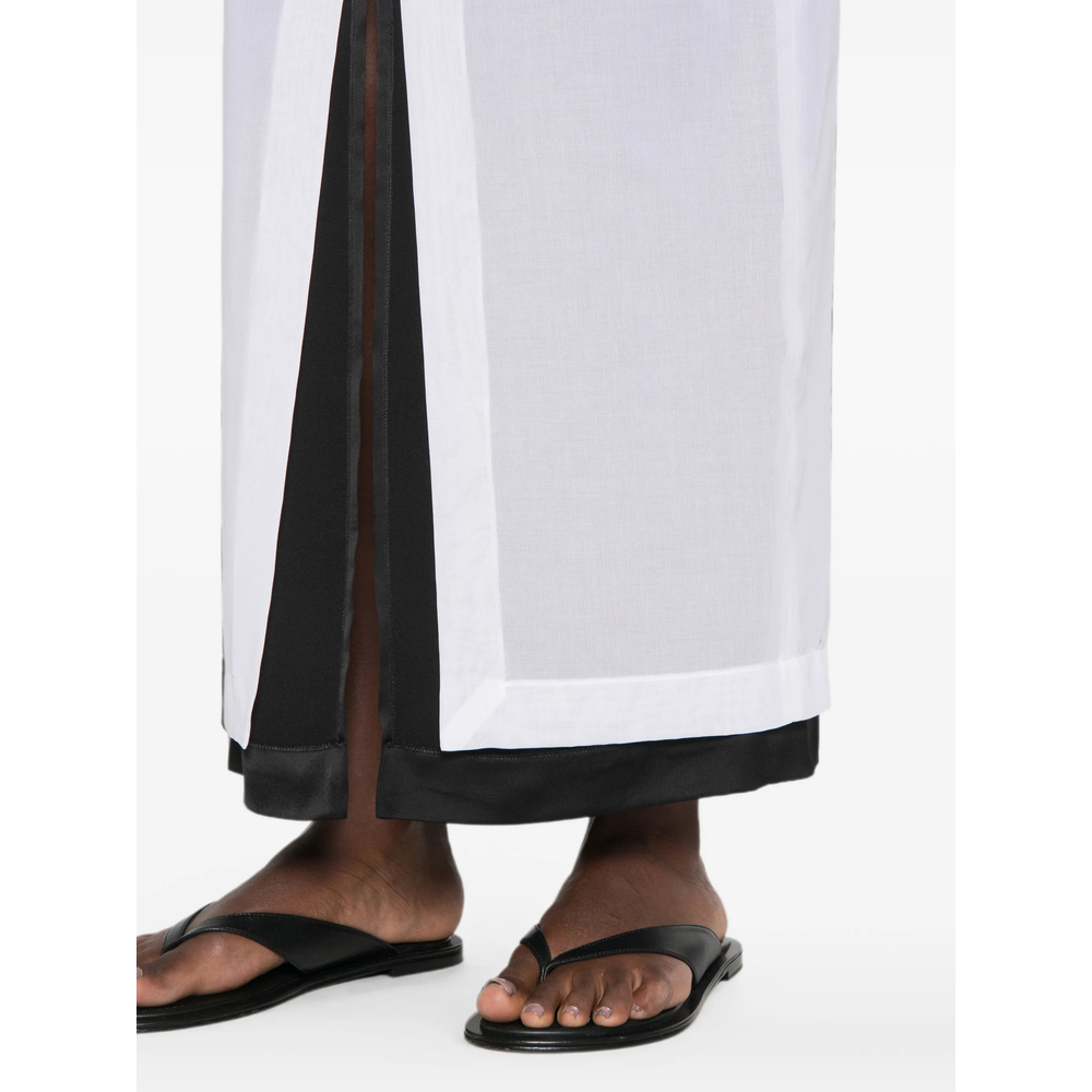 [THE ROW] Long skirt FW26 11040 W5065 WHT