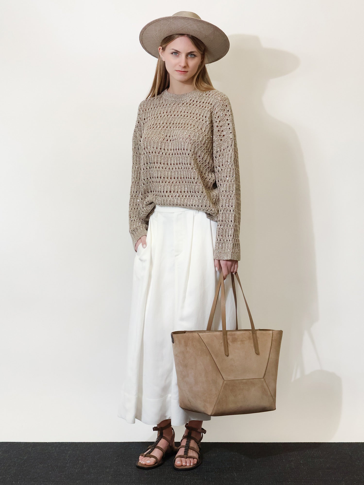 [Brunello Cucinelli] Long skirt SS26 MH126G3951C600