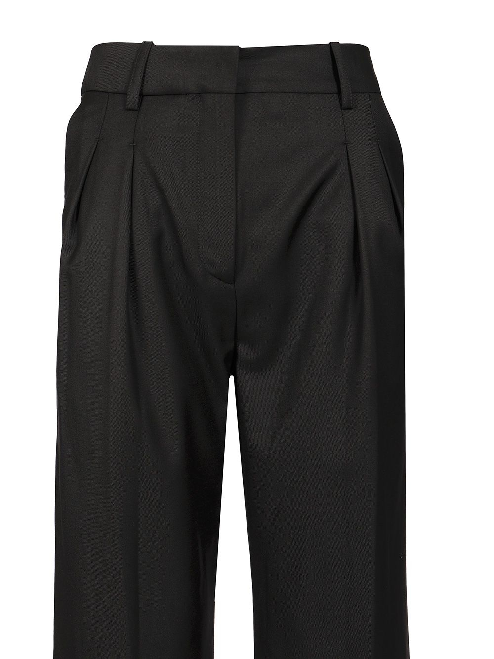 [LOULOU STUDIO] Trousers SS25 SBIRUBLACK
